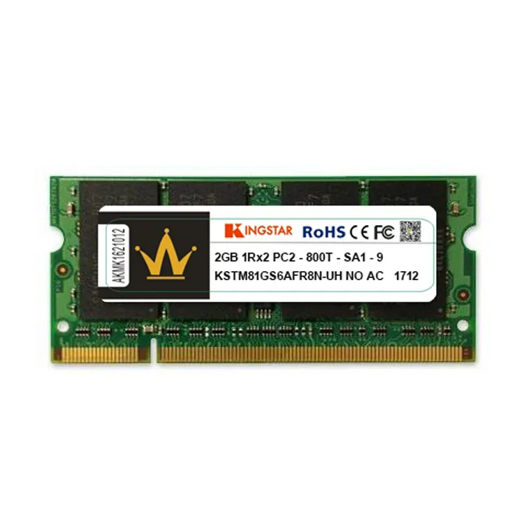 Icoolax Fabrik Ram Preise DDR2 2GB 800MHZ Sodimm Laptop-Arbeit für alles Motherboard