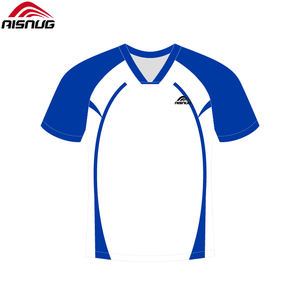 Impresión de secado rápido 100% poliéster fútbol Jersey tela China hizo fútbol de manga corta Jersey - Product Image 4