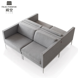 New Classic Public <strong>Sofa</strong> Set Sectional Office Fabric <strong>Sofa</strong> Livingroom Furniture with Shelf/tea Table <strong>Cheap</strong> <strong>Sofas</strong> - Product Image 5