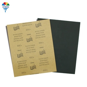 Papel de <span class=keywords><strong>Lija</strong></span> de Agua de carburo de silicona, pulido, buena calidad, P80, 100120 de arena, <span class=keywords><strong>Lija</strong></span> seca - Product Image 2