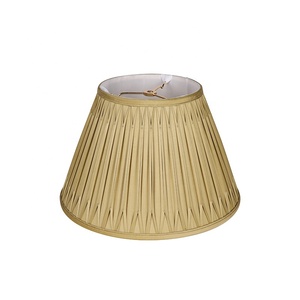 Thời trang thủ công mỹ nghệ mềm trở lại Faux lụa xếp li treo Mặt dây chuyền Bảng Đèn bóng râm cho trong nhà nhà khách sạn chiếu sáng trang trí - Product Image 4