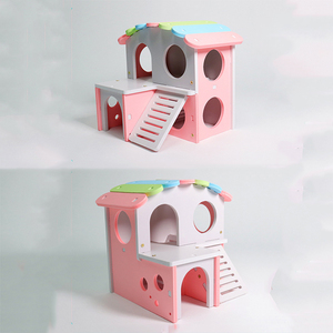 La protección del medio ambiente <span class=keywords><strong>de</strong></span> color pequeña <span class=keywords><strong>casa</strong></span> <span class=keywords><strong>de</strong></span> madera nido para <span class=keywords><strong>hamster</strong></span> - Product Image 4