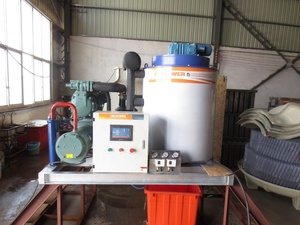5 t/día de agua de refrigeración de máquina de hielo en escamas Filipinas precio de <span class=keywords><strong>la</strong></span> máquina para de almacenamiento de pescado - Product Image 3