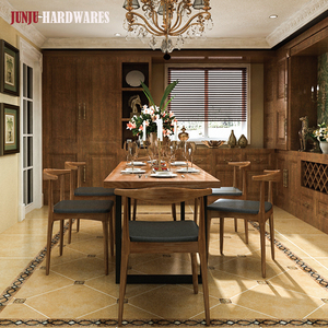 Thiết Kế Mới Màu Đen Thổ Nhĩ Kỳ Sang Trọng Phòng Ăn Đặt Bàn Nội Thất - Product Image 3