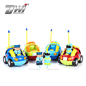 2 canali principianti bambini Cartoon Car Police Mini <span class=keywords><strong>RC</strong></span> Car is Perfect Gift Toys - Product Image 1