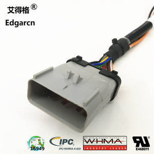 FCI أبيكس <span class=keywords><strong>2</strong></span>.8 ملليمتر <span class=keywords><strong>2</strong></span>/3/4/6/10/14 طريقة اقتران الإسكان كبل مستشعر مقاوم للماء تجميع للكابلات سلك كهربائي تسخير ل Customoizd - Product Image 4