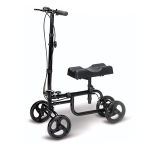 פלדת מסגרת מתקפל למבוגרים הברך Rollator הליכון מתכווננת