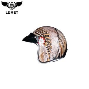 TN-8658モデルインドスタイルオートバイモトクロスドットヘルメット - Product Image 2