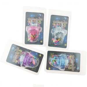 Personalizzazione carta carta ciuccio plastica adulto luce <span class=keywords><strong>led</strong></span> lampeggiante ciuccio capezzolo morbido per il giocattolo del partito