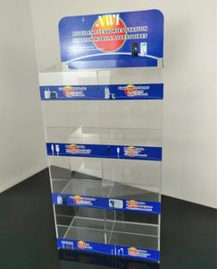 2025 thiết kế mới rõ ràng Acrylic điện thoại di động Phụ Kiện tường hiển thị với nhãn dán - Product Image 4