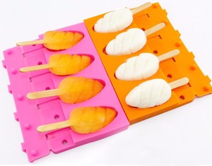 Nouveaux Produits 2019 Accessoires de <span class=keywords><strong>vin</strong></span> Réutilisable En Silicone 4 moules À Popsicle - Product Image 1