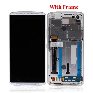 Para Lenovo Vibe X3 Display LCD Touch Screen Digitador com a Montagem do Quadro Limão X X3C50 X3C70 X3A40