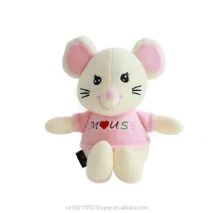 Mainan Boneka Tikus Mainan Boneka Kartun Lembut Hewan Tikus 2020 Desain Baru Lucu 30,40Cm atau Disesuaikan OEM (Bordir) EN71/ASTM