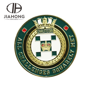 Haute qualité souvenir utilisé <span class=keywords><strong>marine</strong></span> royale <span class=keywords><strong>canadienne</strong></span> plaqué or pièce de monnaie en métal - Product Image 1