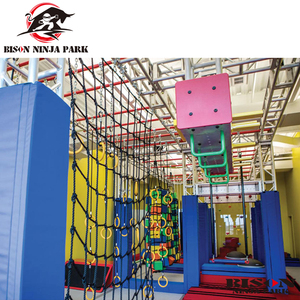 <span class=keywords><strong>Ninja</strong></span> <span class=keywords><strong>Warrior</strong></span> Kids Obstacles Course Équipement de terrain de jeu intérieur pour enfants à vendre - Product Image 3
