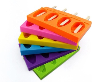Nouveaux Produits 2019 Accessoires de <span class=keywords><strong>vin</strong></span> Réutilisable En Silicone 4 moules À Popsicle - Product Image 2