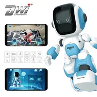 DWI Mainan Robot Mini Cerdas Rc, Mainan Robot Humanoid Menari dengan Sendi Fleksibel