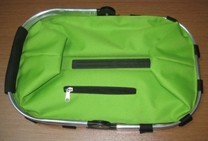 Collapsable Mini Aluminum Folding Handle Shopping <strong>Baskets</strong>