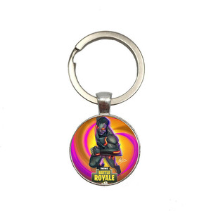 2018 nouveau design Personnalisé Logo <span class=keywords><strong>fortnite</strong></span> jouet porte-clés octogone <span class=keywords><strong>fortnite</strong></span> jeu porte-clés en cristal - Product Image 2
