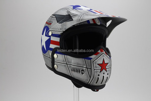 Mayor de <span class=keywords><strong>la</strong></span> motocicleta casco abierto de <span class=keywords><strong>la</strong></span> cara para moto, vintage, metal Flake, mate, punto certificado - Product Image 4