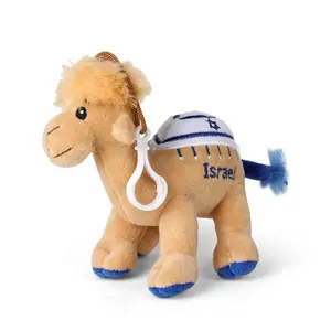 Tùy Chỉnh Mini Camel Plush Động Vật Nhồi Bông Đồ Chơi Mềm Keychain Với Ba Lô Clip