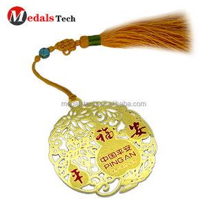Diseño de encargo al por mayor chapado en oro ahueca hacia fuera el metal - Product Image 2