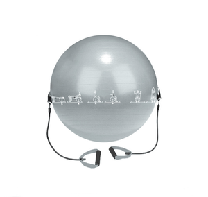 Commercio all'ingrosso Anti Scoppio palla di esercizio <span class=keywords><strong>con</strong></span> sedile e fasce di resistenza - Product Image 4