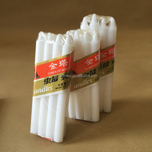 20g 8 pcs x 65 bolsa Congo Angola blanco casa uso blanco velas de cera de parafina de 2019 precio barato - Product Image 1
