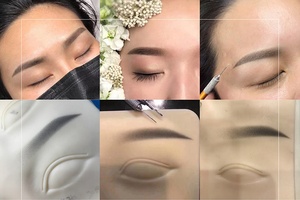 <span class=keywords><strong>Aiguille</strong></span> de tatouage pour sourcils, acier inoxydable, noir, <span class=keywords><strong>3RL</strong></span>, Microblading, 1 pièce, haute qualité - Product Image 4