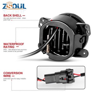 30w lámpara de niebla con DRL impermeable fuera de la carretera 4 "Motor de la motocicleta led Luz de niebla - Product Image 5