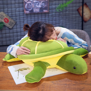 Ücretsiz örnek yeşil kaplumbağa peluş oyuncak deniz kaplumbağası plushie özel dolması hayvan anksiyete ağırlıklı kaplumbağa peluş oyuncak s - Product Image 6