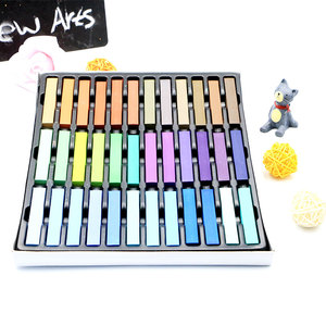 Bview Art 36 Craies capillaires temporaires lavables carrées de couleurs assorties pour enfants et adolescents - Product Image 1