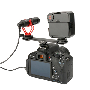 Ulanzi PT-2 Dual Cold Shoe Bar Extension Mount staffa LED Video Light Mic Stand per Nikon <span class=keywords><strong>Canon</strong></span> Sony DSLR <span class=keywords><strong>accessori</strong></span> per fotocamere - Product Image 5