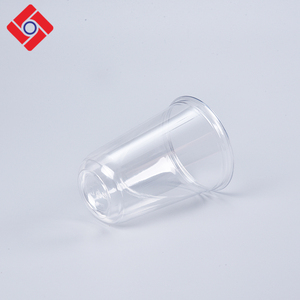 <span class=keywords><strong>De</strong></span> plástico en forma <span class=keywords><strong>de</strong></span> U-desechables 14 oz batido <span class=keywords><strong>comer</strong></span> y beber Boba tazas con tapa - Product Image 1