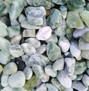 Giada naturale del fiume di ghiaia di pietra per la vendita