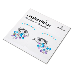 Precio <span class=keywords><strong>de</strong></span> fábrica al por mayor <span class=keywords><strong>de</strong></span> diamantes cara ojo brillo <span class=keywords><strong>tatuaje</strong></span> adhesivo para decoración - Product Image 4
