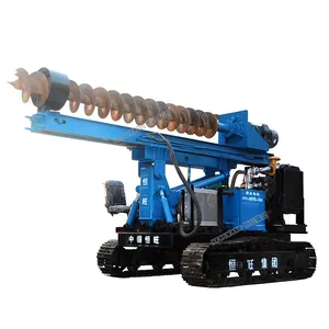 Tumpukan Mengemudi Mesin Screw Pile Driver/Hot Sale Konstruksi Hidrolik Auger Pengeboran RIG