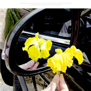2 pièces/ensemble <span class=keywords><strong>Film</strong></span> hydrophobe étanche pour rétroviseur de voiture Anti-buée Anti-pluie pour fenêtre de voiture - Product Image 2