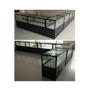 ตู้โชว์โทรศัพท์กรอบโลหะไทเทเนี่ยมสีดำพร้อมไฟ LED ออกแบบได้ตามต้องการเป็นมิตรกับสิ่งแวดล้อมและทนทาน - Product Image 2