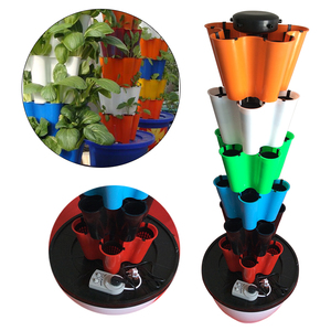 Hermosa <span class=keywords><strong>Vertical</strong></span> plástico maceta balcón y jardín - Product Image 3