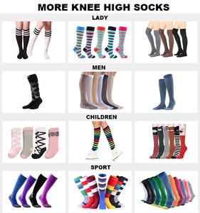 KT3-B544 Men and Mens Long Calf <strong>Knee</strong> <strong>Length</strong> High Cotton Tall <strong>Socks</strong> for Men - Product Image 5