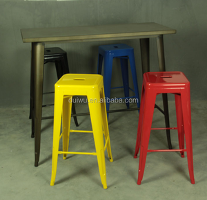 Foshan vintage style métal <span class=keywords><strong>casino</strong></span> bistro <span class=keywords><strong>café</strong></span> bar boutique tabouret - Product Image 4