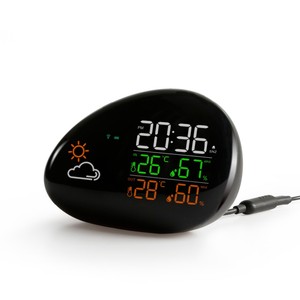 Regalo de oficina escritorio <span class=keywords><strong>reloj</strong></span> termómetro barómetro <span class=keywords><strong>reloj</strong></span> termómetro higrómetro calendario barómetro <span class=keywords><strong>reloj</strong></span> termómetro - Product Image 3