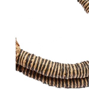 <span class=keywords><strong>Borsa</strong></span> a mano per negozio di abiti Casual da spiaggia in paglia di carta all'<span class=keywords><strong>uncinetto</strong></span> a mano per le donne Summer Beach Holiday Travel - Product Image 4