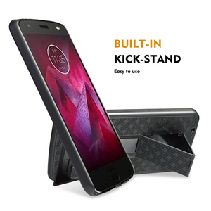 Armadura estilo plástico <span class=keywords><strong>2</strong></span> en 1 fashional caja del teléfono móvil para <span class=keywords><strong>moto</strong></span> <span class=keywords><strong>z</strong></span> <span class=keywords><strong>force</strong></span> z2 jugar con kickstand - Product Image 6