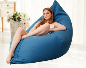 2019 caliente <span class=keywords><strong>bolsa</strong></span> <span class=keywords><strong>de</strong></span> frijoles tumbona gigante piso sofá cama cojín - Product Image 3