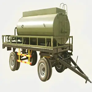 Alta calidad 5 T de almacenamiento de combustible de agua semi remolque de tanque