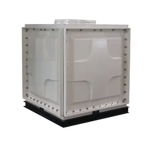 Newest technology portable SMC GRP FRP fiberglass plastic panels water treatment tanks