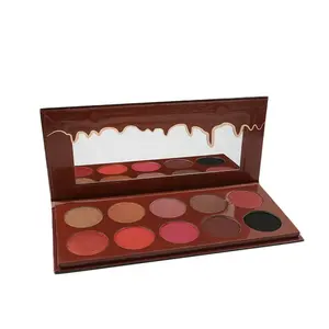 Paleta de sombra de ojos de Chocolate vegano OEM, gran oferta