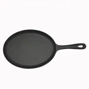 Oval Cast Iron Steak Plate/Fajita set/Sizzling Pan